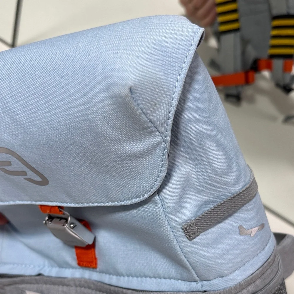 Jetkids by Stokke Crew Backpack Light Blue & Gray Travel Backpack - Picture 12 of 16